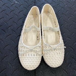 Zara - woven ballet flats - size little kids 12